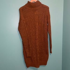 Never worn! Turtle neck sweater dress